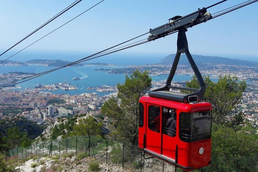 #4 Toulon Centre, Balcon, Vue Sur Corniche, Lumineux, Au Calme, Stationnement Facile & Gratuit Apartment Exterior foto