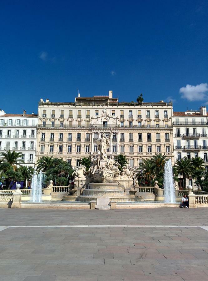 #4 Toulon Centre, Balcon, Vue Sur Corniche, Lumineux, Au Calme, Stationnement Facile & Gratuit Apartment Exterior foto